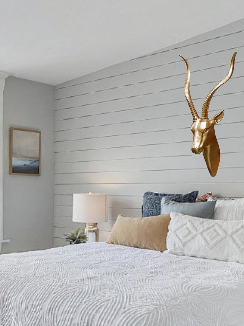 Antelope Vintage Wall Sculpture Statue Wall Decor - Picture 7 of 7